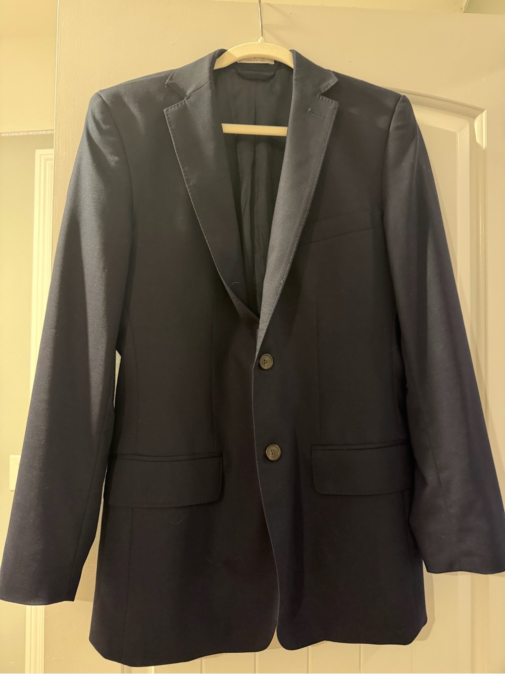 Lands' End Men's Dark Navy Two-Button Sport Coat